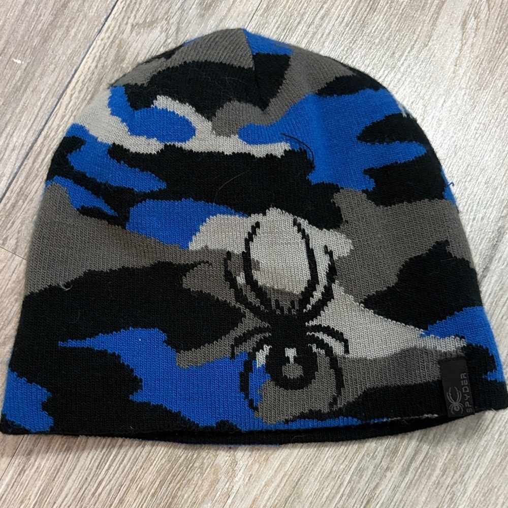 Spyder camo beanie